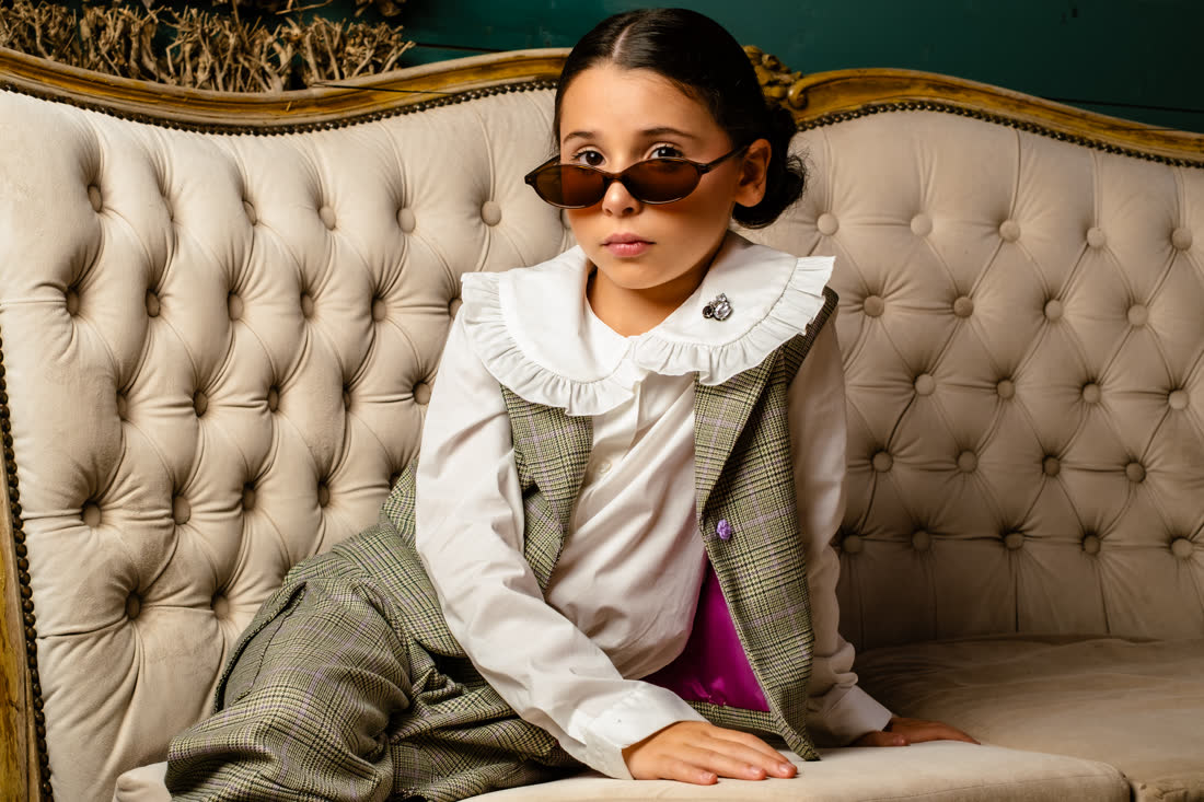 Completo sartoriale a quadri della collezione Illiana Autunno/Inverno